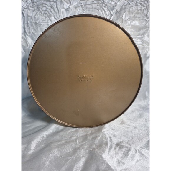 Vintage Guildcraft Gold Embossed Grapevine And Leaf Tin - Picture 10 of 16